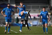 10 April 2021; Ross Byrne of Leinster during the Heineken Champions Cup Pool Quarter-Final match between Exeter Chiefs and Leinster at Sandy Park in Exeter, England. Photo by Ramsey Cardy/Sportsfile