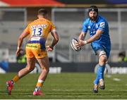 10 April 2021; Scott Fardy of Leinster during the Heineken Champions Cup Pool Quarter-Final match between Exeter Chiefs and Leinster at Sandy Park in Exeter, England. Photo by Ramsey Cardy/Sportsfile