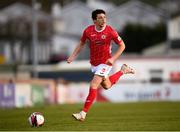 10 April 2021; Jordan Gibson of Sligo Rovers during the SSE Airtricity League Premier Division match between Sligo Rovers and Shamrock Rovers at The Showgrounds in Sligo. Photo by Stephen McCarthy/Sportsfile