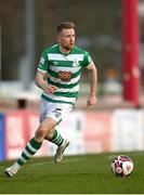 10 April 2021; Sean Hoare of Shamrock Rovers during the SSE Airtricity League Premier Division match between Sligo Rovers and Shamrock Rovers at The Showgrounds in Sligo. Photo by Stephen McCarthy/Sportsfile