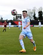 10 April 2021; Conor Kane of Drogheda United during the SSE Airtricity League Premier Division match between Longford Town and Drogheda United at Bishopsgate in Longford. Photo by Sam Barnes/Sportsfile