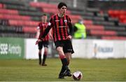 10 April 2021; Joe Manley of Longford Town during the SSE Airtricity League Premier Division match between Longford Town and Drogheda United at Bishopsgate in Longford. Photo by Sam Barnes/Sportsfile