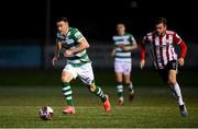 13 April 2021; Aaron Greene of Shamrock Rovers during the SSE Airtricity League Premier Division match between Derry City and Shamrock Rovers at the Ryan McBride Brandywell Stadium in Derry. Photo by Stephen McCarthy/Sportsfile