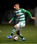 13 April 2021; Graham Burke of Shamrock Rovers during the SSE Airtricity League Premier Division match between Derry City and Shamrock Rovers at the Ryan McBride Brandywell Stadium in Derry. Photo by Stephen McCarthy/Sportsfile