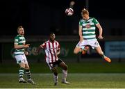 13 April 2021; Liam Scales of Shamrock Rovers during the SSE Airtricity League Premier Division match between Derry City and Shamrock Rovers at the Ryan McBride Brandywell Stadium in Derry. Photo by Stephen McCarthy/Sportsfile