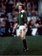 21 February 1981; Frank Quinn of Ireland during the Five Nations Rugby Championship match between Wales and Ireland at Cardiff Arms Park in Cardiff, Wales. Photo by Ray McManus/Sportsfile