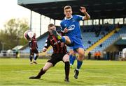 16 April 2021; Cameron Evans of Waterford in action against Ross Tierney of Bohemians during the SSE Airtricity League Premier Division match between Waterford and Bohemians at the RSC in Waterford. Photo by Eóin Noonan/Sportsfile