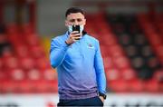 16 April 2021; Chris Lyons of Drogheda United before the SSE Airtricity League Premier Division match between Derry City and Drogheda United at the Ryan McBride Brandywell Stadium in Derry. Photo by Stephen McCarthy/Sportsfile