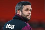 16 April 2021; Drogheda United manager Tim Clancy before the SSE Airtricity League Premier Division match between Derry City and Drogheda United at the Ryan McBride Brandywell Stadium in Derry. Photo by Stephen McCarthy/Sportsfile