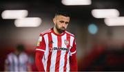 16 April 2021; Daniel Lafferty of Derry City after the SSE Airtricity League Premier Division match between Derry City and Drogheda United at the Ryan McBride Brandywell Stadium in Derry. Photo by Stephen McCarthy/Sportsfile