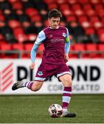 16 April 2021; Jake Hyland of Drogheda United during the SSE Airtricity League Premier Division match between Derry City and Drogheda United at the Ryan McBride Brandywell Stadium in Derry. Photo by Stephen McCarthy/Sportsfile