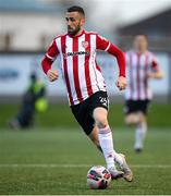 16 April 2021; Daniel Lafferty of Derry City during the SSE Airtricity League Premier Division match between Derry City and Drogheda United at the Ryan McBride Brandywell Stadium in Derry. Photo by Stephen McCarthy/Sportsfile