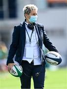 17 April 2021; France head coach Annick Hayraud before the Women's Six Nations Rugby Championship match between Ireland and France at Energia Park in Dublin. Photo by Sam Barnes/Sportsfile