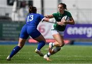 17 April 2021; Eimear Considine of Ireland is tackled by Carla Neisen of France during the Women's Six Nations Rugby Championship match between Ireland and France at Energia Park in Dublin. Photo by Sam Barnes/Sportsfile