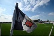 17 April 2021; A corner flag is seen before the SSE Airtricity League Premier Division match between Dundalk and St Patrick's Athletic at Oriel Park in Dundalk, Louth. Photo by Stephen McCarthy/Sportsfile