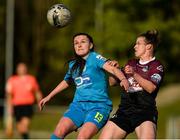 17 April 2021; Aoife Brophy of DLR Waves in action against Lynsey McKey of Galway Women during the SSE Airtricity Women's National League match between DLR Waves and Galway Women at UCD Bowl in Belfield, Dublin. Photo by Matt Browne/Sportsfile