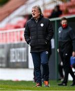 17 April 2021; Finn Harps manager Ollie Horgan during the SSE Airtricity League Premier Division match between Sligo Rovers and Finn Harps at The Showgrounds in Sligo. Photo by Piaras Ó Mídheach/Sportsfile