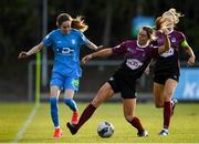 17 April 2021; Ellie O'Flaherty of Galway Women in action against Shauna Carroll of DLR Waves during the SSE Airtricity Women's National League match between DLR Waves and Galway Women at UCD Bowl in Belfield, Dublin. Photo by Matt Browne/Sportsfile