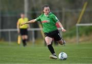 17 April 2021; Megan Smyth Lynch of Peamount United during the SSE Airtricity Women's National League match between Peamount United and Shelbourne at PLR Park in Greenogue, Dublin. Photo by Ramsey Cardy/Sportsfile