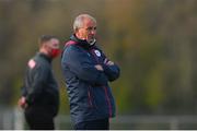 17 April 2021; Shelbourne manager Noel King during the SSE Airtricity Women's National League match between Peamount United and Shelbourne at PLR Park in Greenogue, Dublin. Photo by Ramsey Cardy/Sportsfile