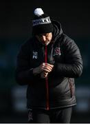 17 April 2021; Dundalk coach Filippo Giovagnoli checks his watch before the SSE Airtricity League Premier Division match between Dundalk and St Patrick's Athletic at Oriel Park in Dundalk, Louth. Photo by Stephen McCarthy/Sportsfile