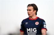 17 April 2021; Matty Smith of St Patrick's Athletic during the SSE Airtricity League Premier Division match between Dundalk and St Patrick's Athletic at Oriel Park in Dundalk, Louth. Photo by Ben McShane/Sportsfile