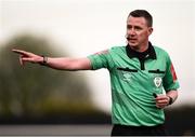 17 April 2021; Referee Damien MacGraith during the SSE Airtricity League Premier Division match between Dundalk and St Patrick's Athletic at Oriel Park in Dundalk, Louth. Photo by Ben McShane/Sportsfile