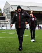 17 April 2021; Dundalk coach Filippo Giovagnoli leaves the pitch after his side's draw in the SSE Airtricity League Premier Division match between Dundalk and St Patrick's Athletic at Oriel Park in Dundalk, Louth. Photo by Ben McShane/Sportsfile