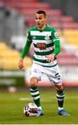 17 April 2021; Graham Burke of Shamrock Rovers during the SSE Airtricity League Premier Division match between Shamrock Rovers and Longford Town at Tallaght Stadium in Dublin. Photo by Eóin Noonan/Sportsfile