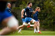 19 April 2021; Caelan Doris during Leinster rugby squad training at UCD in Dublin. Photo by Brendan Moran/Sportsfile