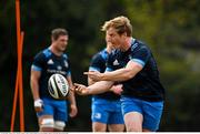 19 April 2021; James Tracy during Leinster rugby squad training at UCD in Dublin. Photo by Brendan Moran/Sportsfile