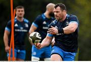 19 April 2021; Cian Healy during Leinster rugby squad training at UCD in Dublin. Photo by Brendan Moran/Sportsfile