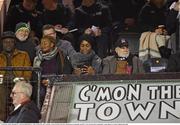 14 February 2020; Dundalk FC Chairman Bill Hulsizer, right, during the SSE Airtricity League Premier Division match between Dundalk and Derry City at Oriel Park in Dundalk, Louth. Photo by Ciarán Culligan/Sportsfile