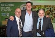 13 February 2020; Dundalk FC Chief Operating Officer Martin Connolly, left, former Republic of Ireland international and current FAI Interim Deputy Chief Executive Niall Quinn and Dundalk FC Chairman Bill Hulsizer, right, during the National Football Exhibition Launch at the County Museum in Dundalk, Co Louth. Photo by Ciarán Culligan/Sportsfile