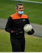 19 April 2021; Goalkeeping coach Steve Williams during Louth senior football squad training at the Louth GAA Centre of Excellence in Louth. Following approval from the GAA and the Irish Government, the GAA released its safe return to play protocols, allowing full contact inter-county training at adult level can re-commence from April 19th. Photo by Ramsey Cardy/Sportsfile
