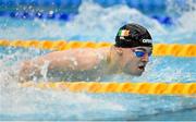 20 April 2021; Cillian Melly of National Centre Dublin competes in the 200 metre butterfly on day one of the Irish National Swimming Team Trials at Sport Ireland National Aquatic Centre in the Sport Ireland Campus, Dublin. Photo by Brendan Moran/Sportsfile