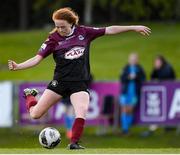 17 April 2021; Kate Slevin of Galway Women during the SSE Airtricity Women's National League match between DLR Waves and Galway Women at UCD Bowl in Belfield, Dublin. Photo by Matt Browne/Sportsfile