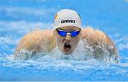 20 April 2021; Brendan Hyland of National Centre Dublin competes in the 200 metre butterfly on day one of the Irish National Swimming Team Trials at Sport Ireland National Aquatic Centre in the Sport Ireland Campus, Dublin. Photo by Brendan Moran/Sportsfile