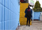 20 April 2021; Drogheda United manager Tim Clancy before the SSE Airtricity League Premier Division match between Drogheda United and Shamrock Rovers at United Park in Drogheda, Louth. Photo by Ben McShane/Sportsfile