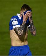20 April 2021; Kyle Ferguson of Waterford following his side's defeat in the SSE Airtricity League Premier Division match between St Patrick's Athletic and Waterford at Richmond Park in Dublin. Photo by Harry Murphy/Sportsfile
