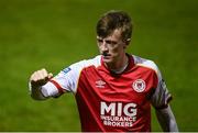 20 April 2021; Chris Forrester of St Patrick's Athletic following his side's victory in the SSE Airtricity League Premier Division match between St Patrick's Athletic and Waterford at Richmond Park in Dublin. Photo by Harry Murphy/Sportsfile