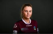 20 April 2021; Chloe Moloney during a Galway WFC portrait session during the 2021 SSE Airtricity Women's National League season at Eamonn Deacy Park in Galway. Photo by David Fitzgerald/Sportsfile