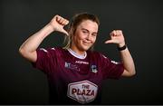 20 April 2021; Chloe Moloney during a Galway WFC portrait session during the 2021 SSE Airtricity Women's National League season at Eamonn Deacy Park in Galway. Photo by David Fitzgerald/Sportsfile