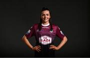 20 April 2021; Chloe Singleton during a Galway WFC portrait session during the 2021 SSE Airtricity Women's National League season at Eamonn Deacy Park in Galway. Photo by David Fitzgerald/Sportsfile