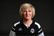 20 April 2021; Coach Maz Sweeney during a Galway WFC portrait session during the 2021 SSE Airtricity Women's National League season at Eamonn Deacy Park in Galway. Photo by David Fitzgerald/Sportsfile