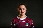 20 April 2021; Aoife Thompson during a Galway WFC portrait session during the 2021 SSE Airtricity Women's National League season at Eamonn Deacy Park in Galway. Photo by David Fitzgerald/Sportsfile