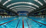 22 April 2021; A general view of the Sport Ireland National Aquatic Centre before day three of the Irish National Swimming Team Trials at Sport Ireland National Aquatic Centre in the Sport Ireland Campus, Dublin. Photo by Brendan Moran/Sportsfile