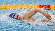 22 April 2021; Amelia Kane of Ards SC competes in the 400 metre freestyle on day three of the Irish National Swimming Team Trials at Sport Ireland National Aquatic Centre in the Sport Ireland Campus, Dublin. Photo by Brendan Moran/Sportsfile
