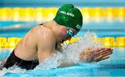 23 April 2021; Mona McSharry of Marlins SC competes in the 200 metre breaststroke on day four of the Irish National Swimming Team Trials at Sport Ireland National Aquatic Centre in the Sport Ireland Campus, Dublin. Photo by Brendan Moran/Sportsfile