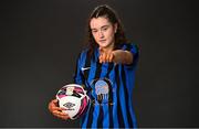 22 April 2021; Melissa O'Kane during an Athlone Town portrait session at Athlone Town Stadium in Athlone. Photo by Sam Barnes/Sportsfile